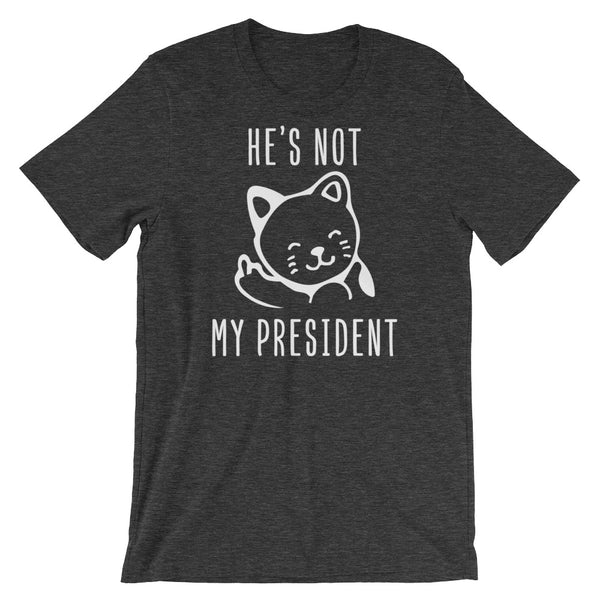 He's Not My President Kitty T-Shirt, , LiberalDefinition