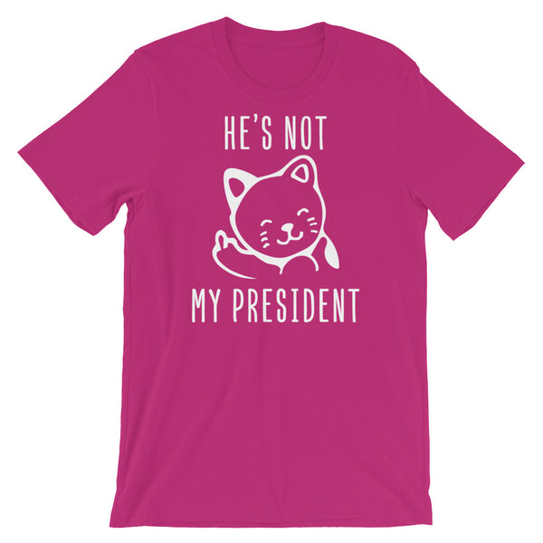 He's Not My President Kitty T-Shirt, , LiberalDefinition
