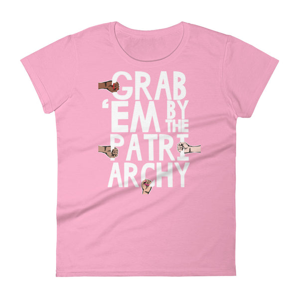 Grab 'Em By The Patriarchy Ladies Dressy T-Shirt, , LiberalDefinition