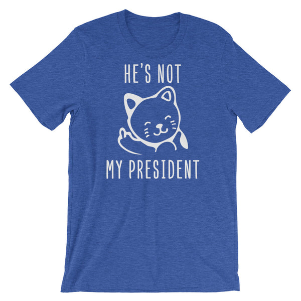 He's Not My President Kitty T-Shirt, , LiberalDefinition