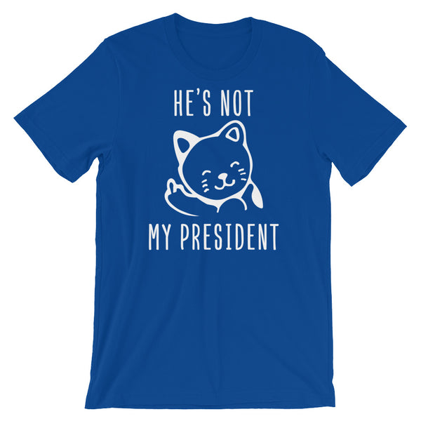 He's Not My President Kitty T-Shirt, , LiberalDefinition