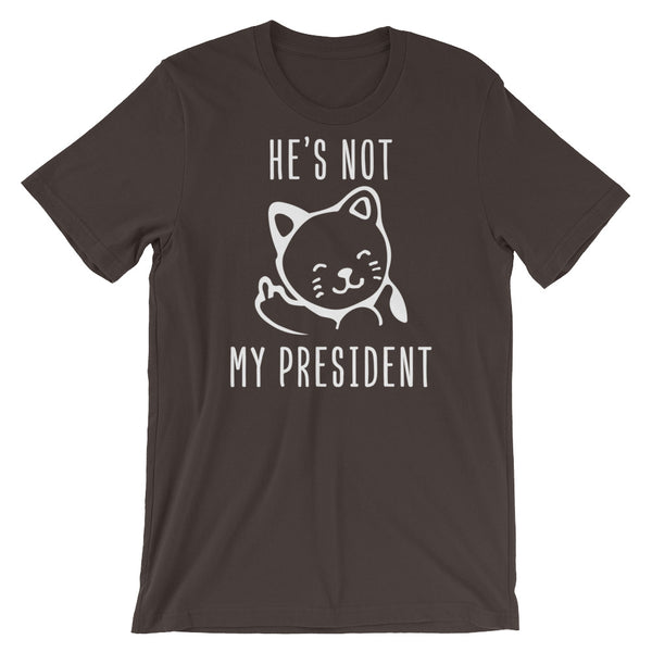 He's Not My President Kitty T-Shirt, , LiberalDefinition