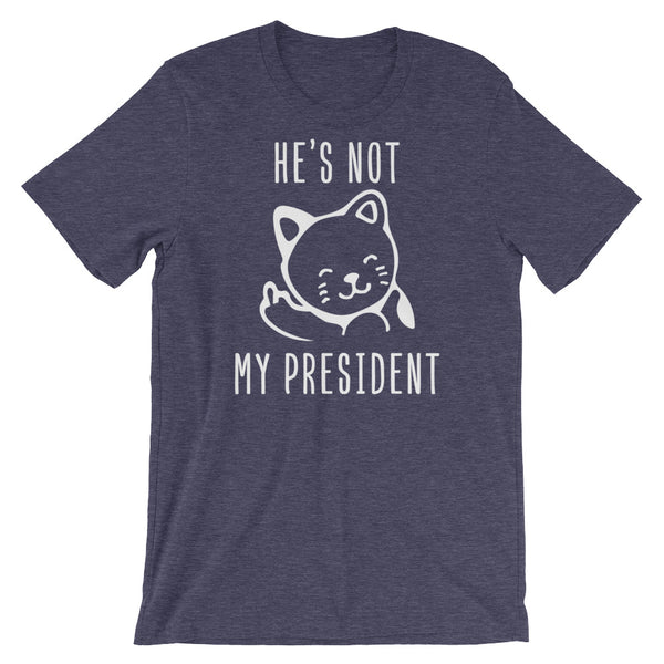 He's Not My President Kitty T-Shirt, , LiberalDefinition