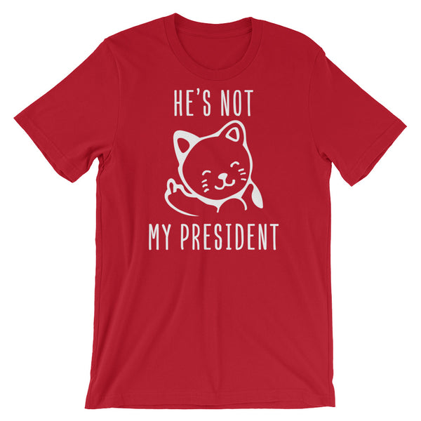 He's Not My President Kitty T-Shirt, , LiberalDefinition