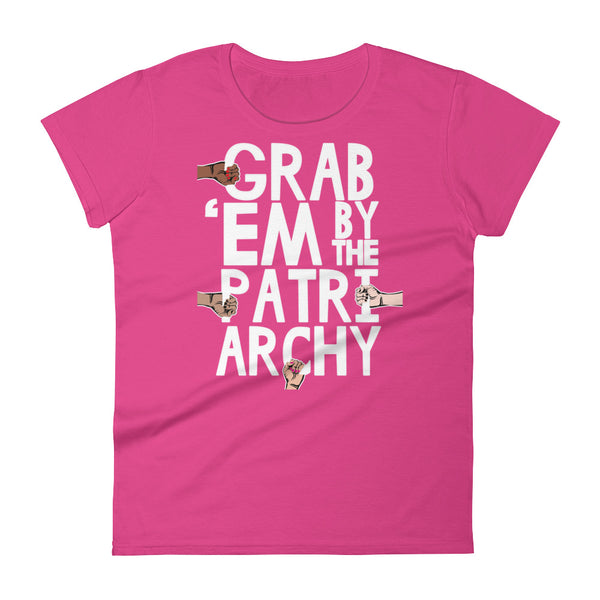 Grab 'Em By The Patriarchy Ladies Dressy T-Shirt, , LiberalDefinition
