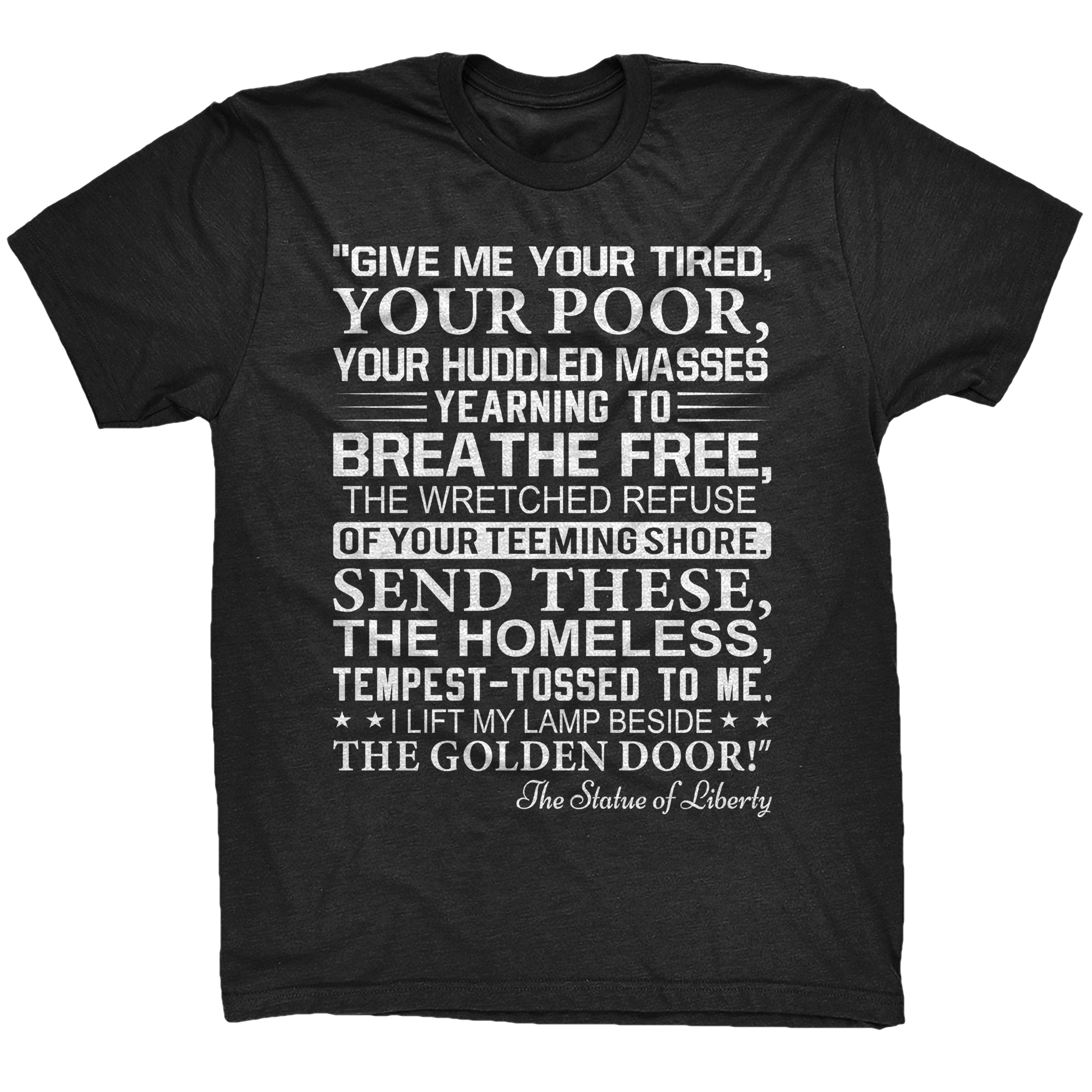 Statue Of Liberty Inscription T-Shirt