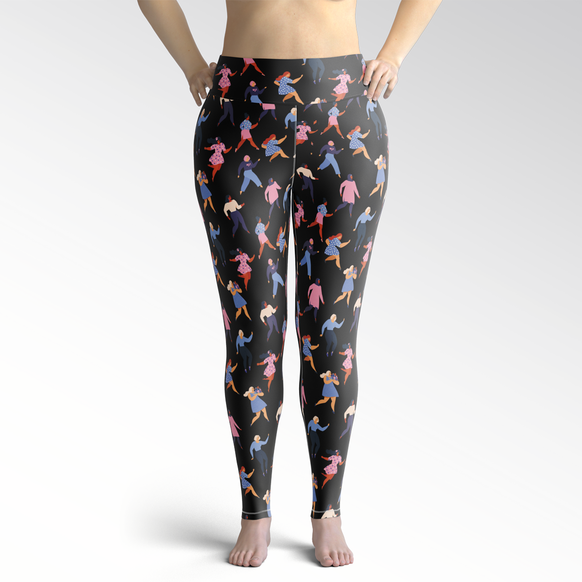 International Women's Day Original Design Plus Size Leggings