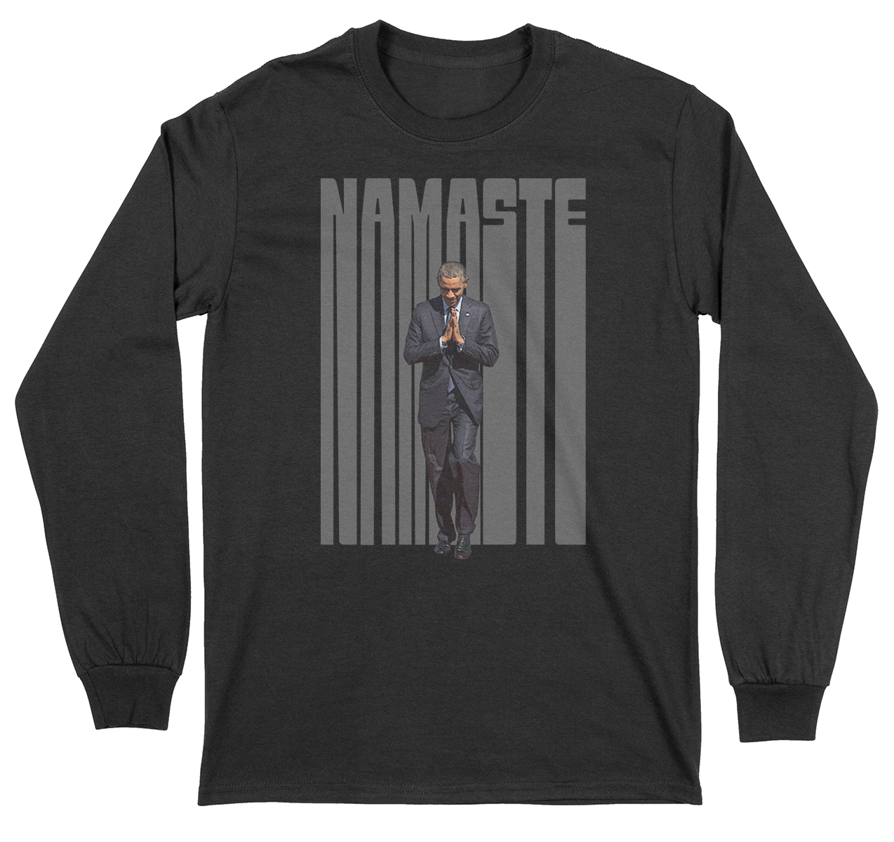 Barack Obama Namaste Long-Sleeve T-Shirt