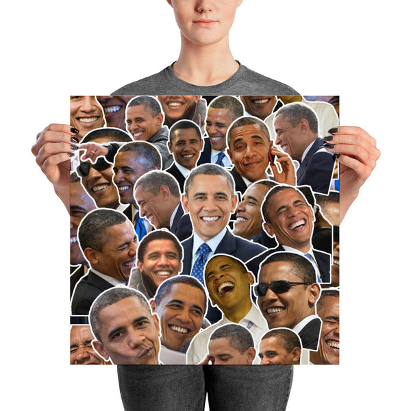 Barack Obama Smiles Poster