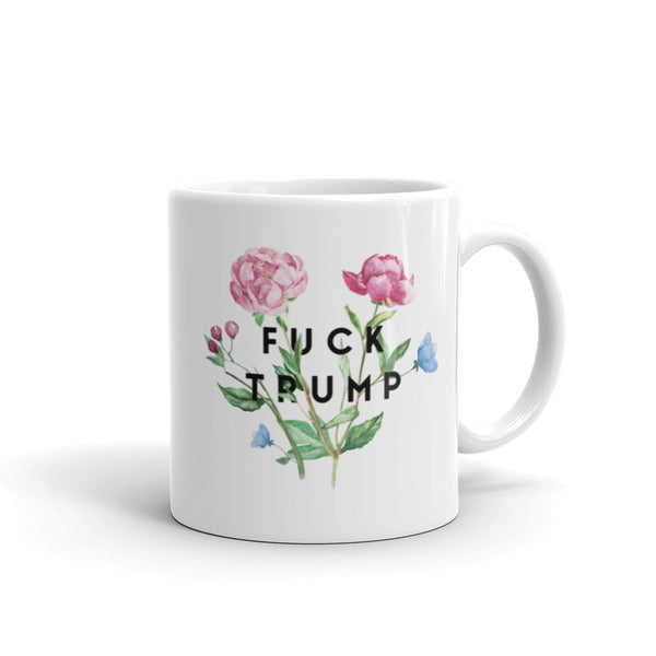 F Trump Floral Mug