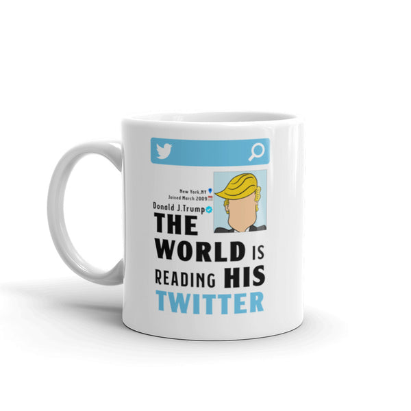 The World Is Watching His Twitter Mug