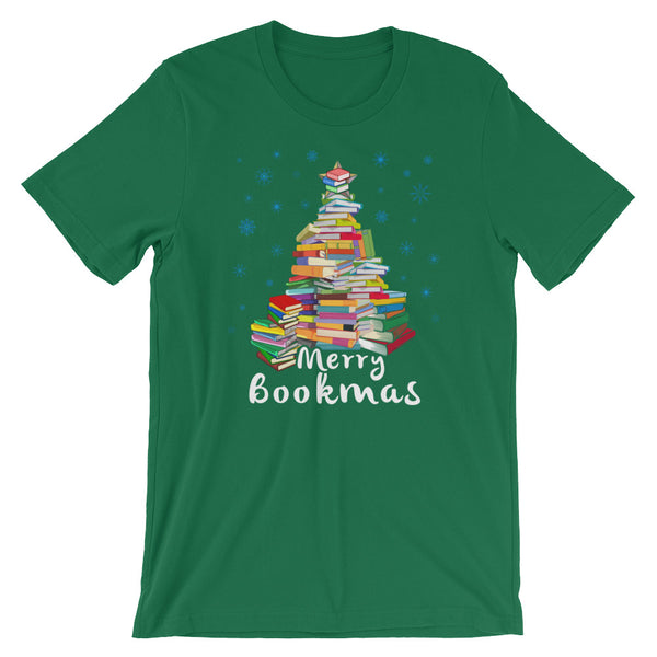 Merry Bookmas Christmas Book Club Book Lovers T-Shirt