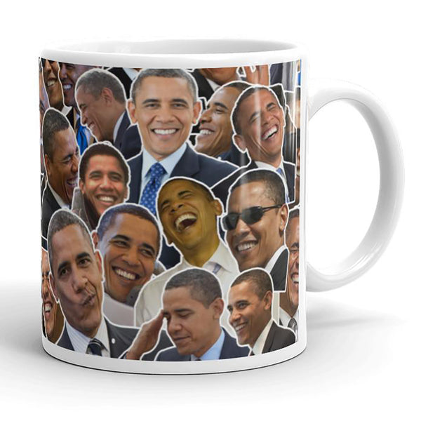 Obama's Awesome Smile And Laugh Mug