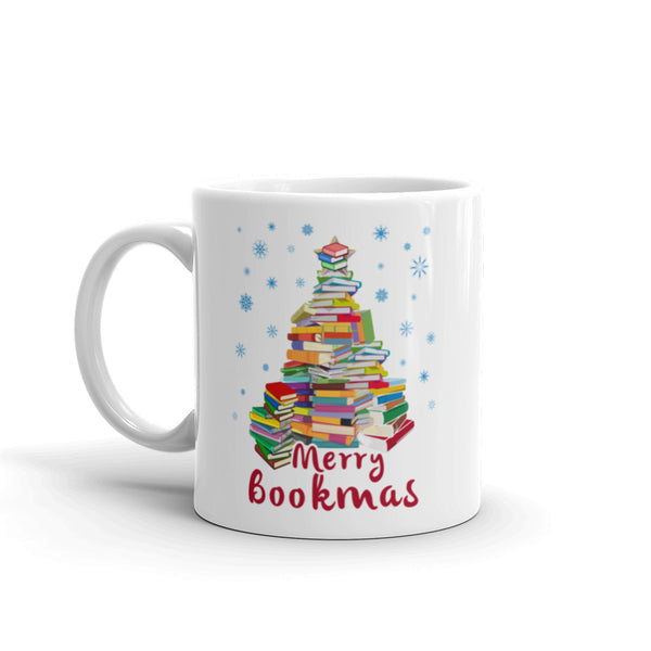 Merry Bookmas Book Club Book Lovers Christmas Mug
