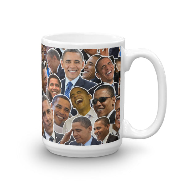 Obama's Awesome Smile And Laugh Mug