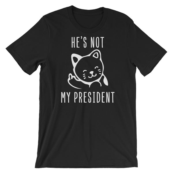  He's Not My President Kitty T-Shirt, , LiberalDefinition