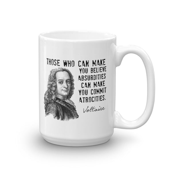 Voltaire Quotes Mug