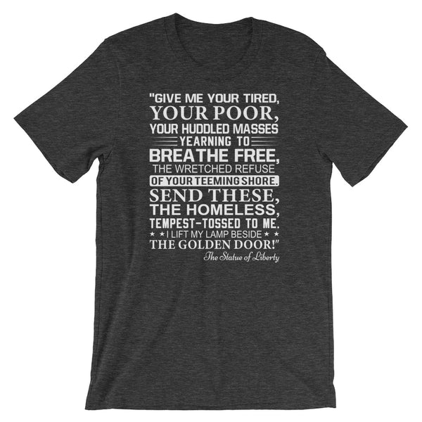 Statue Of Liberty Inscription T-Shirt