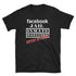 Facebook Jail Repeat Offender T-Shirt (Black and Navy)