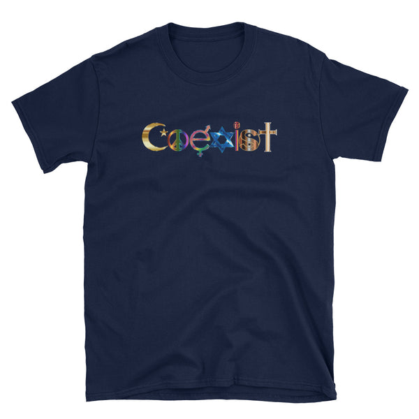 Coexist T-Shirt (Black and Navy)