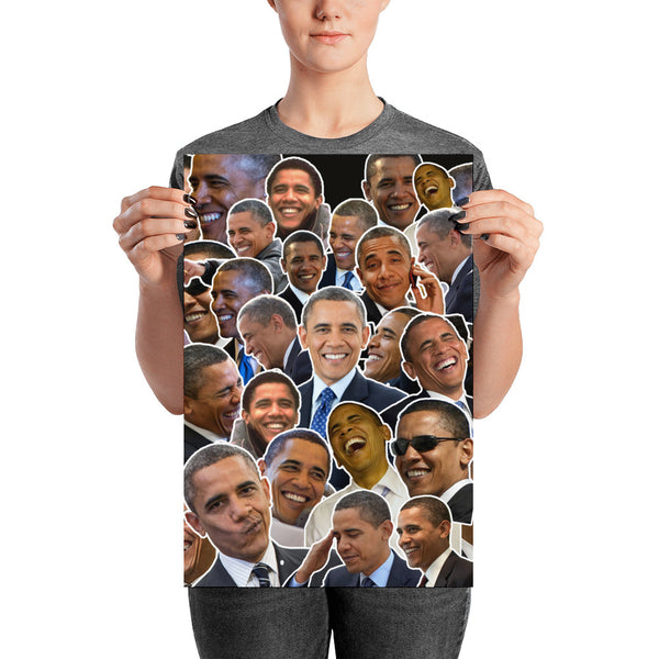 Barack Obama Smiles Poster