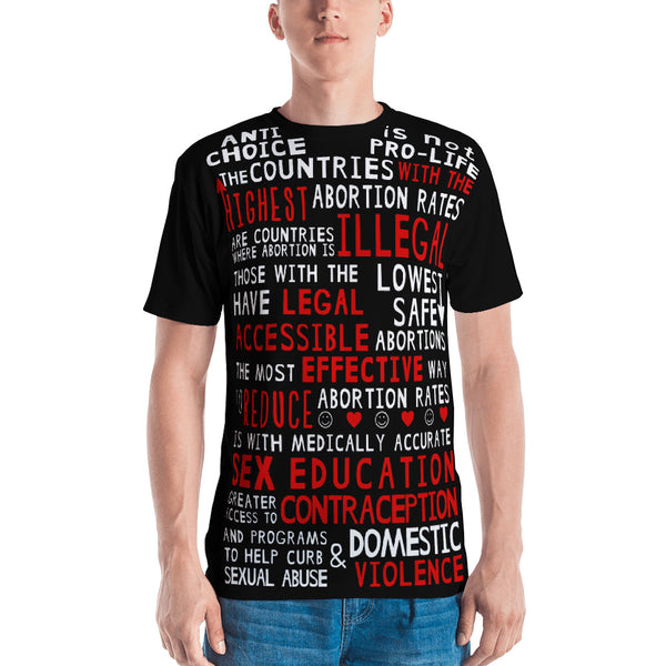  Anti-Choice Is Not Pro-Life All-Over Shirt, , LiberalDefinition