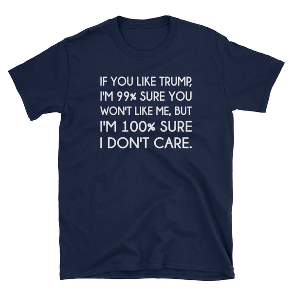 If You Like Trump, You Probably Won't Like Me T-Shirt (Black)