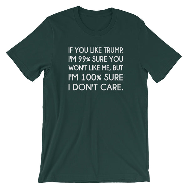 If You Like Trump, I'm 99% Sure You Won't Like Me T-Shirt