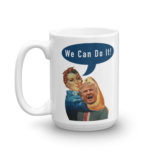 We Can Do It Rosie the Riveter Choking Trump Mug