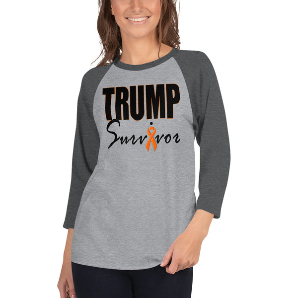 Trump Survivor 3/4 Sleeve Raglan Jersey