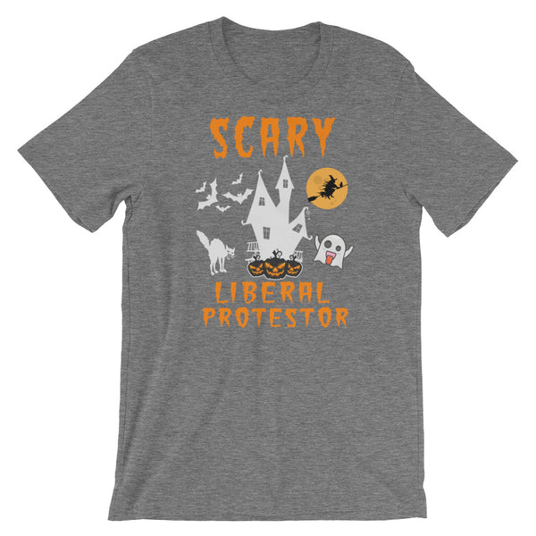 Scary Liberal Protester | Halloween T-Shirt