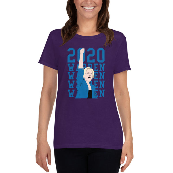 Elizabeth Warren 2020 Ladies Cut T-Shirt