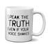 Speak The Truth Even If Your Voice Shakes Resistance Mug